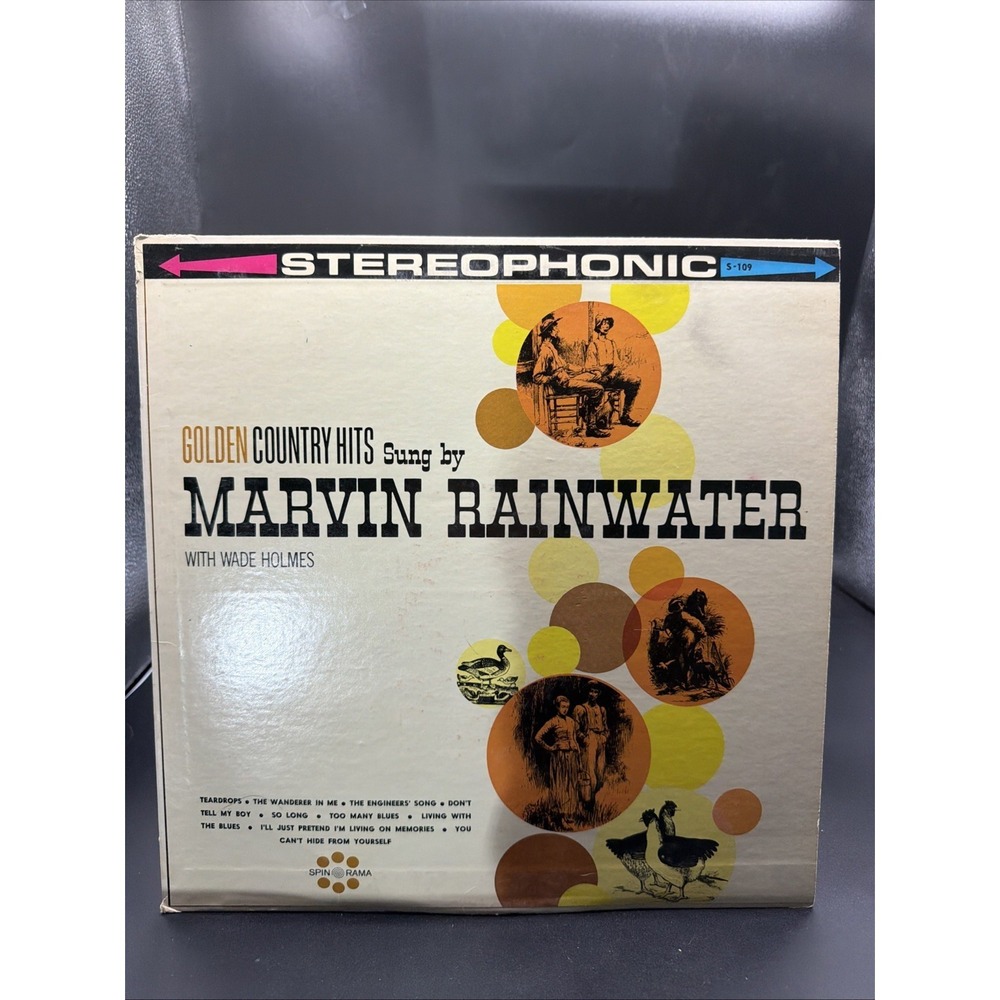 Golden Country Hits‎ Sung By Marvin Rainwater LP Vinyl Record Album